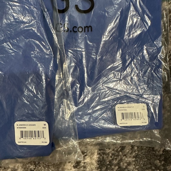 Figs Scrubs Set NWT- Rafaela & Zamora Jogger - Denim - Picture 2 of 4